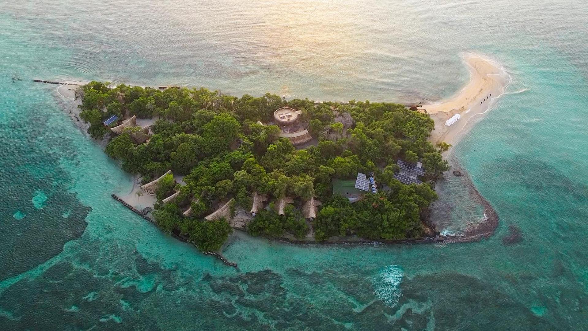 Isla Corona Islas del Rosario Bagian luar foto