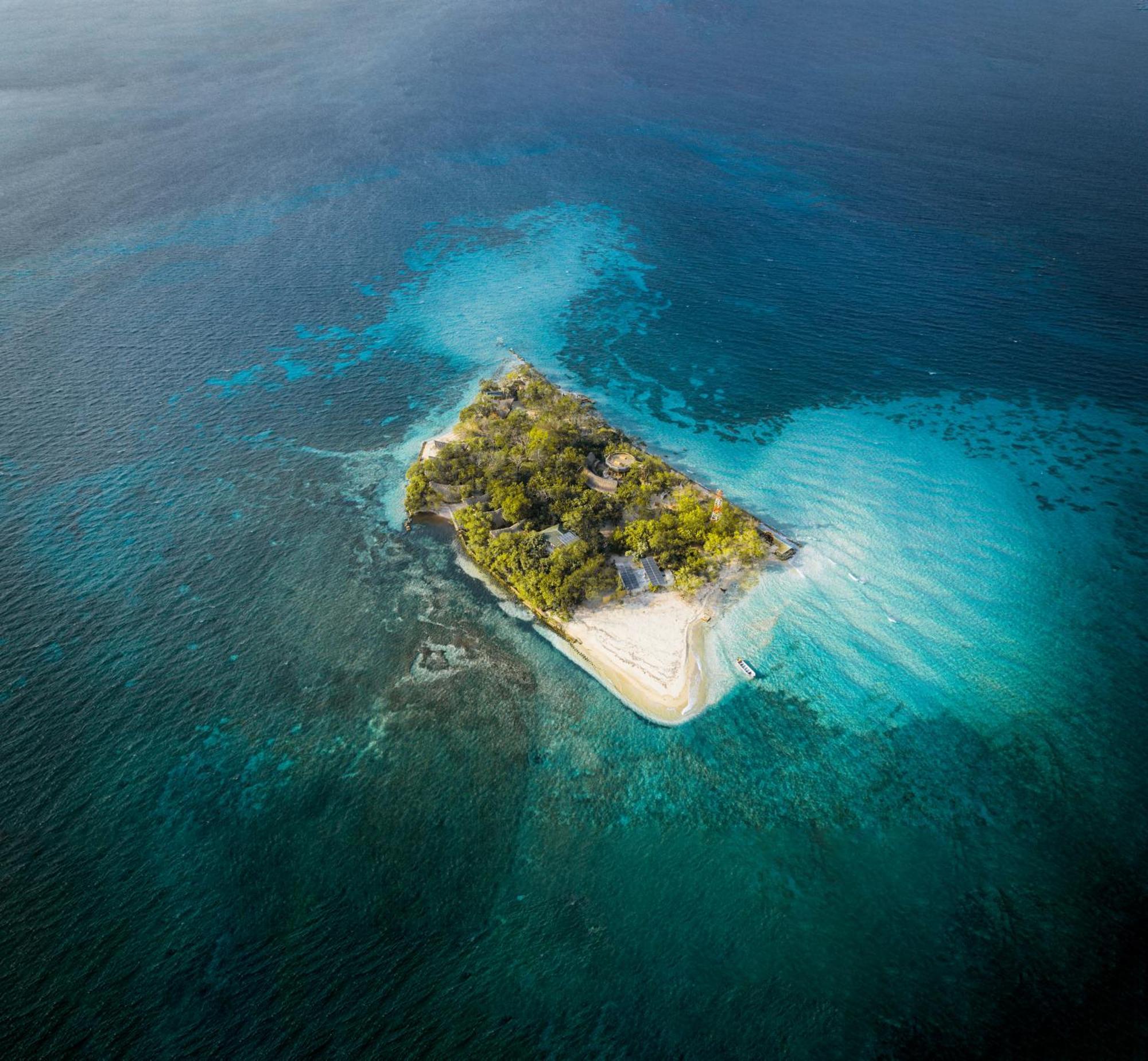 Isla Corona Islas del Rosario Bagian luar foto